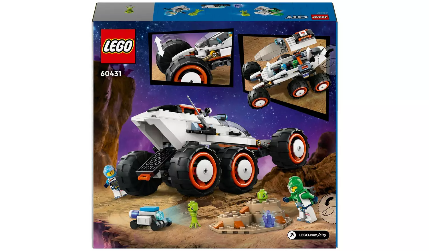 LEGO City Space Explorer Rover and Alien Life Toy Set 60431