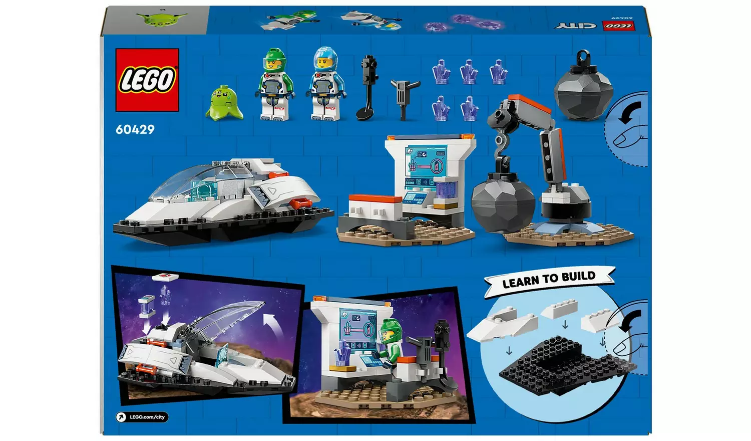 LEGO City Spaceship and Asteroid Discovery Space Toys 60429