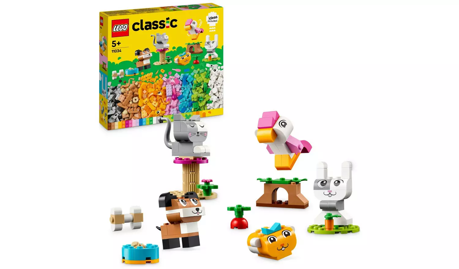 LEGO Classic Creative Pets Animal Toys with Bricks 11034
