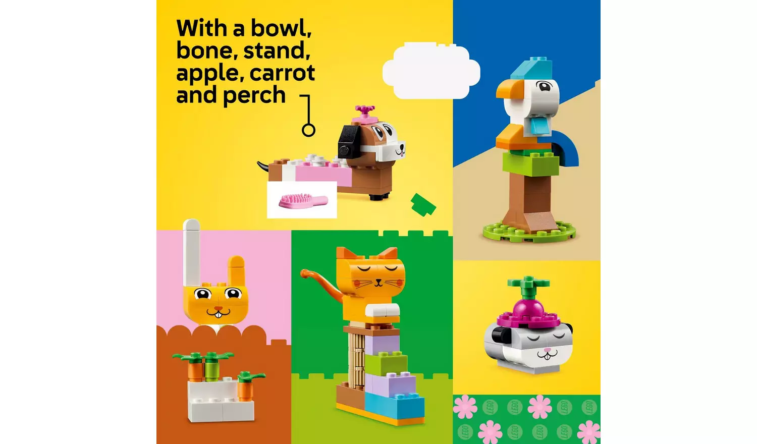 LEGO Classic Creative Pets Animal Toys with Bricks 11034