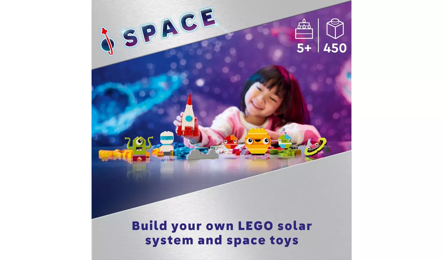 LEGO Classic Creative Space Planets with Toy Rocket 11037