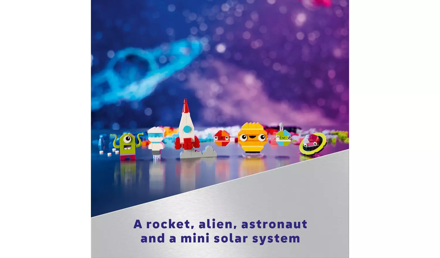LEGO Classic Creative Space Planets with Toy Rocket 11037