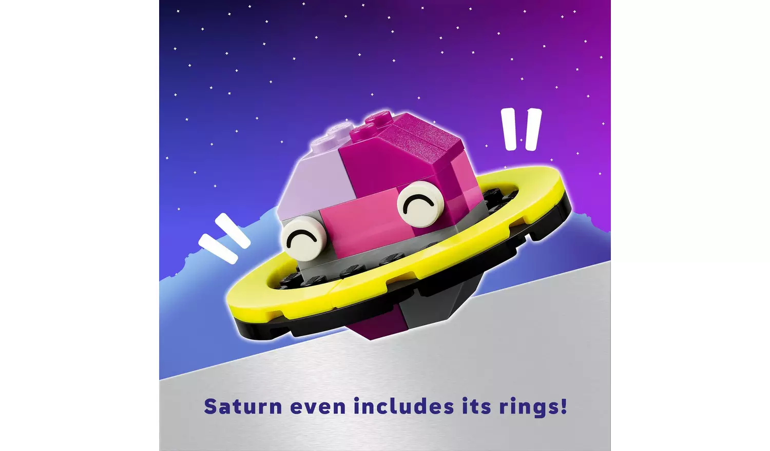 LEGO Classic Creative Space Planets with Toy Rocket 11037