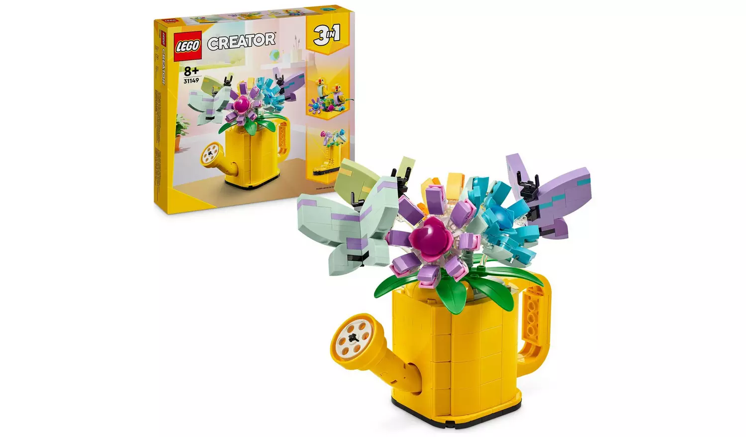 LEGO Creator 3in1 Flowers in Watering Can Nature Toys 31149