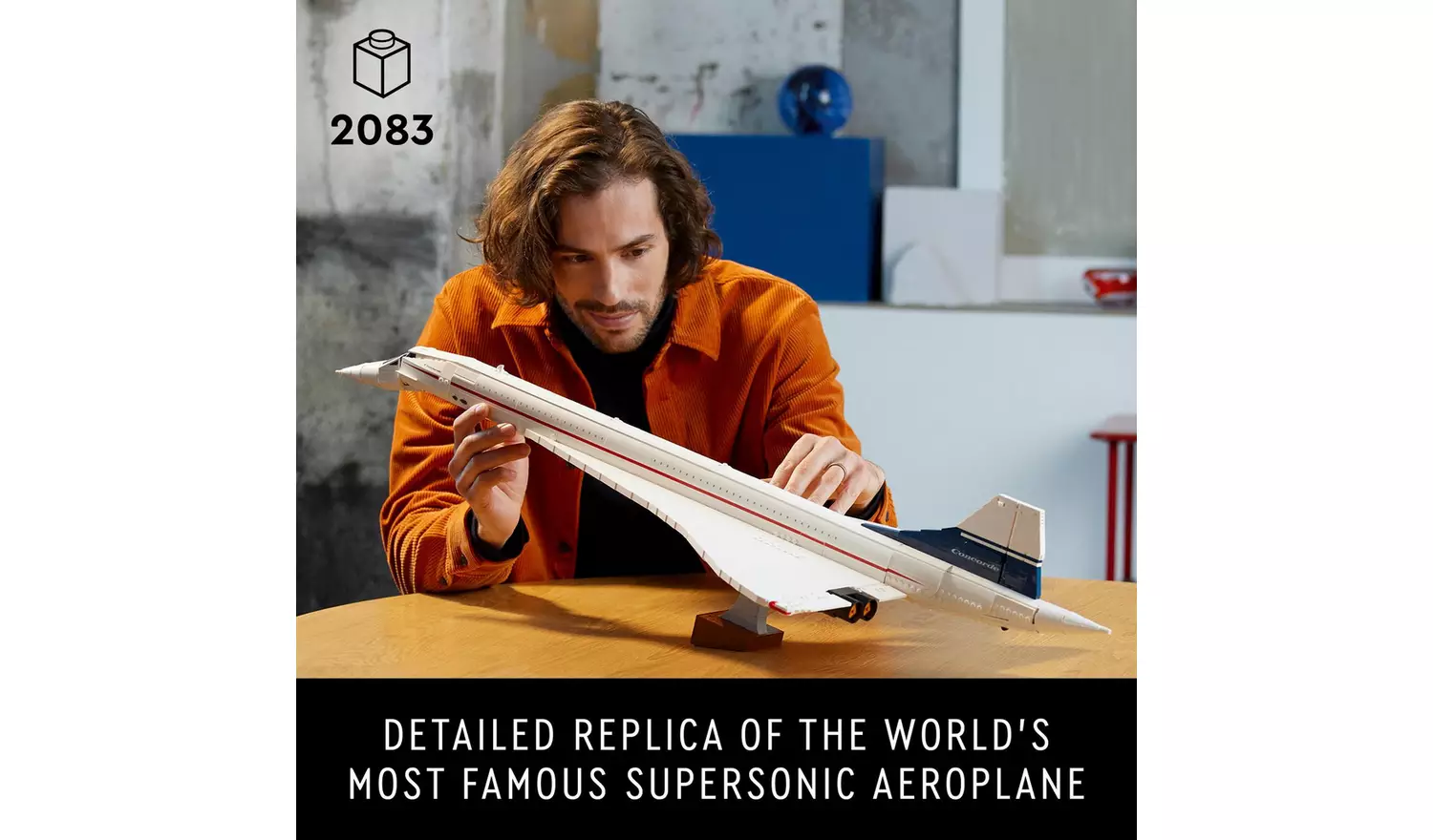 LEGO Icons Concorde Iconic Model Plane Set for Adults 10318