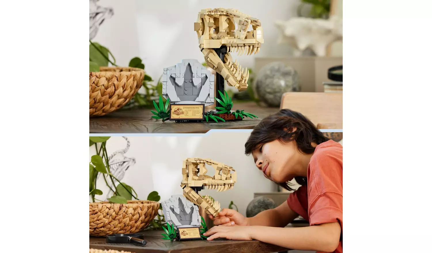 LEGO Jurassic World Dinosaur Fossils: T. rex Skull Toy 76964