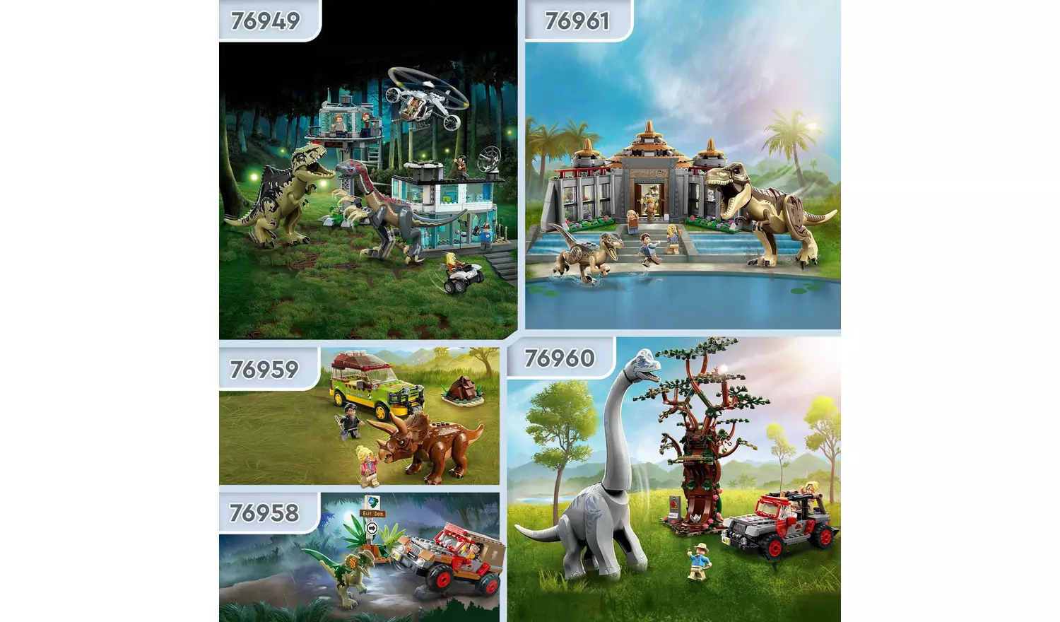 LEGO Jurassic World Dinosaur Fossils: T. rex Skull Toy 76964