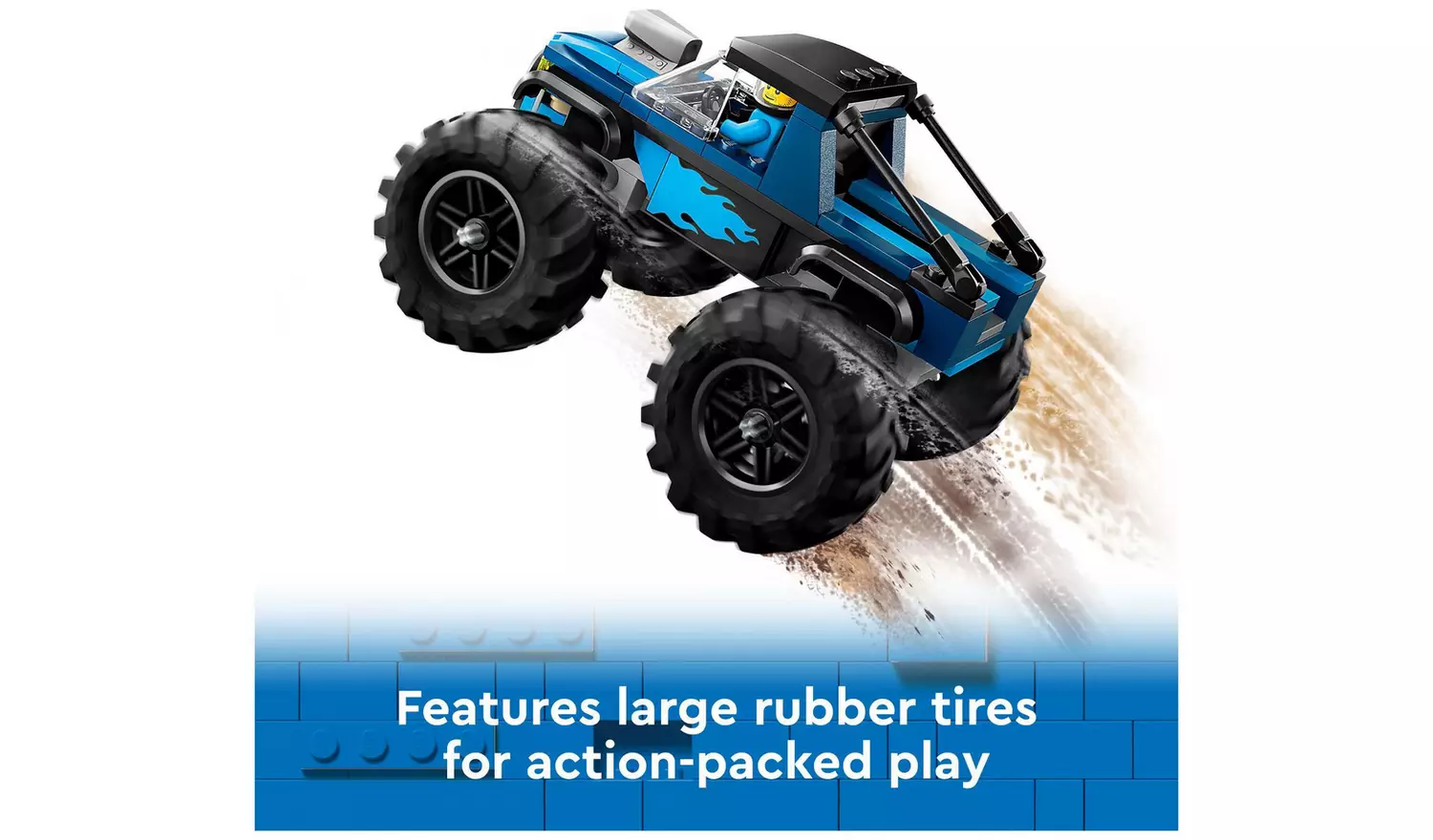 LEGO City Blue Monster Truck Toy Vehicle Playset 60402