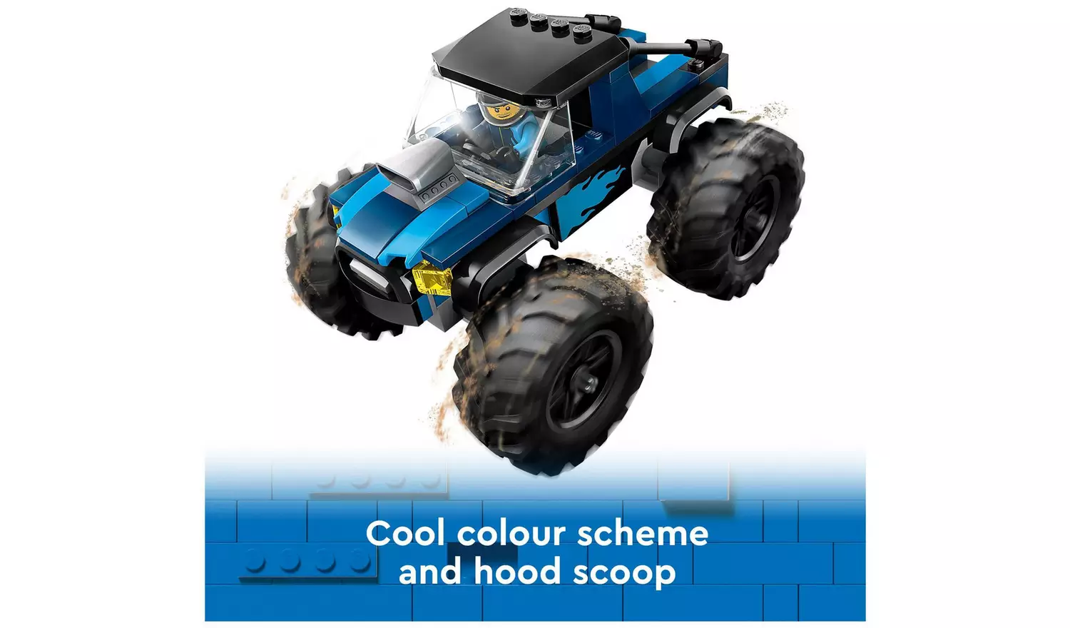 LEGO City Blue Monster Truck Toy Vehicle Playset 60402