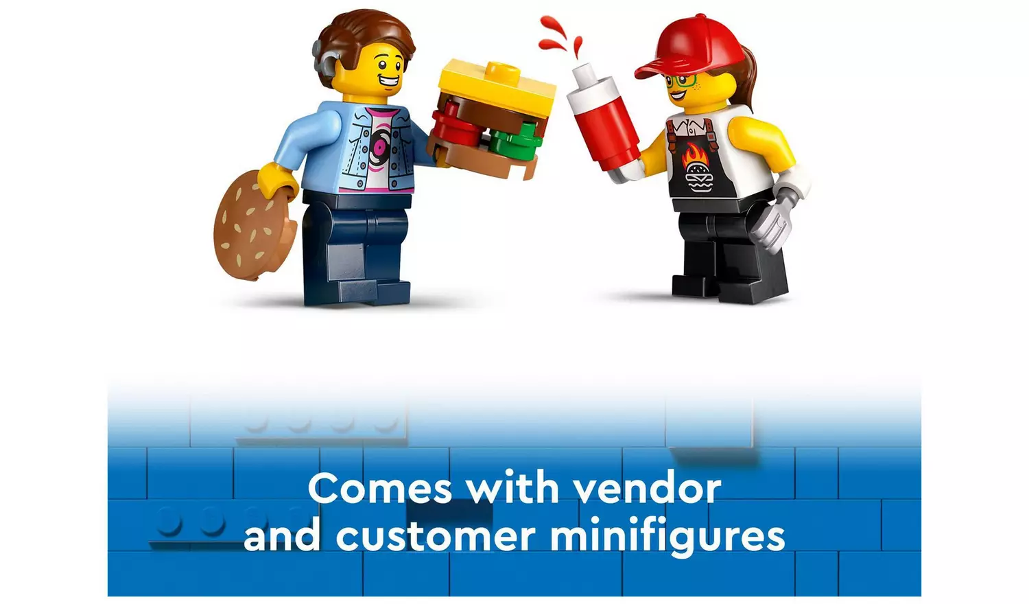 LEGO City Burger Van Food Truck Vehicle Toy Set 60404