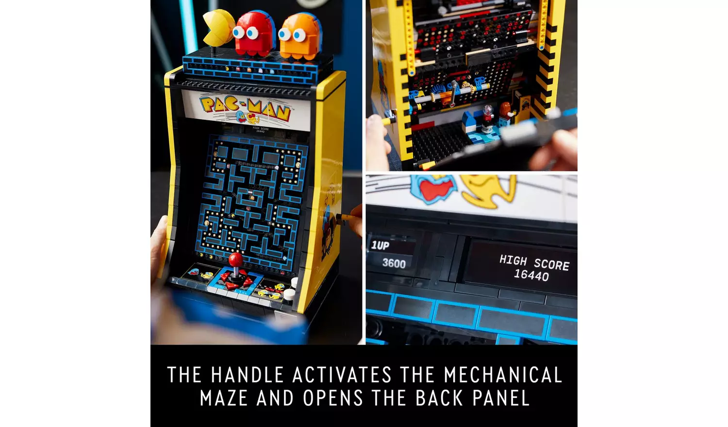 LEGO Icons PAC-MAN Arcade Mini Arcade Set for Adults 10323