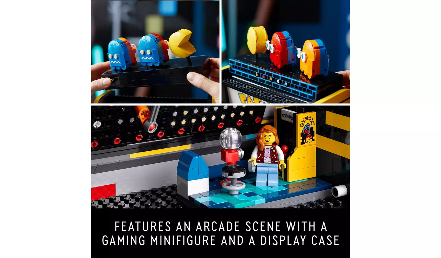 LEGO Icons PAC-MAN Arcade Mini Arcade Set for Adults 10323