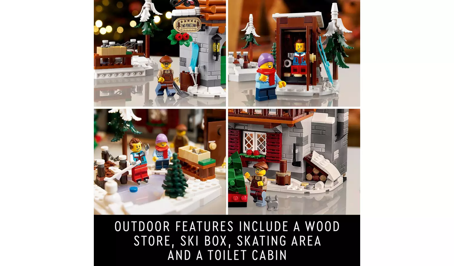 LEGO Icons Alpine Lodge Model House Set for Adults 10325