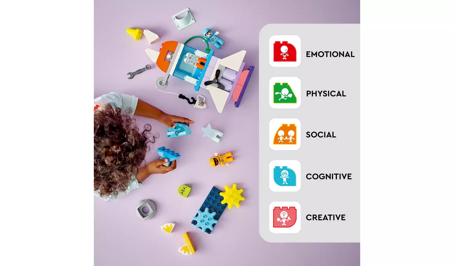 LEGO DUPLO 3in1 Space Shuttle Adventure Rocket Toy 10422