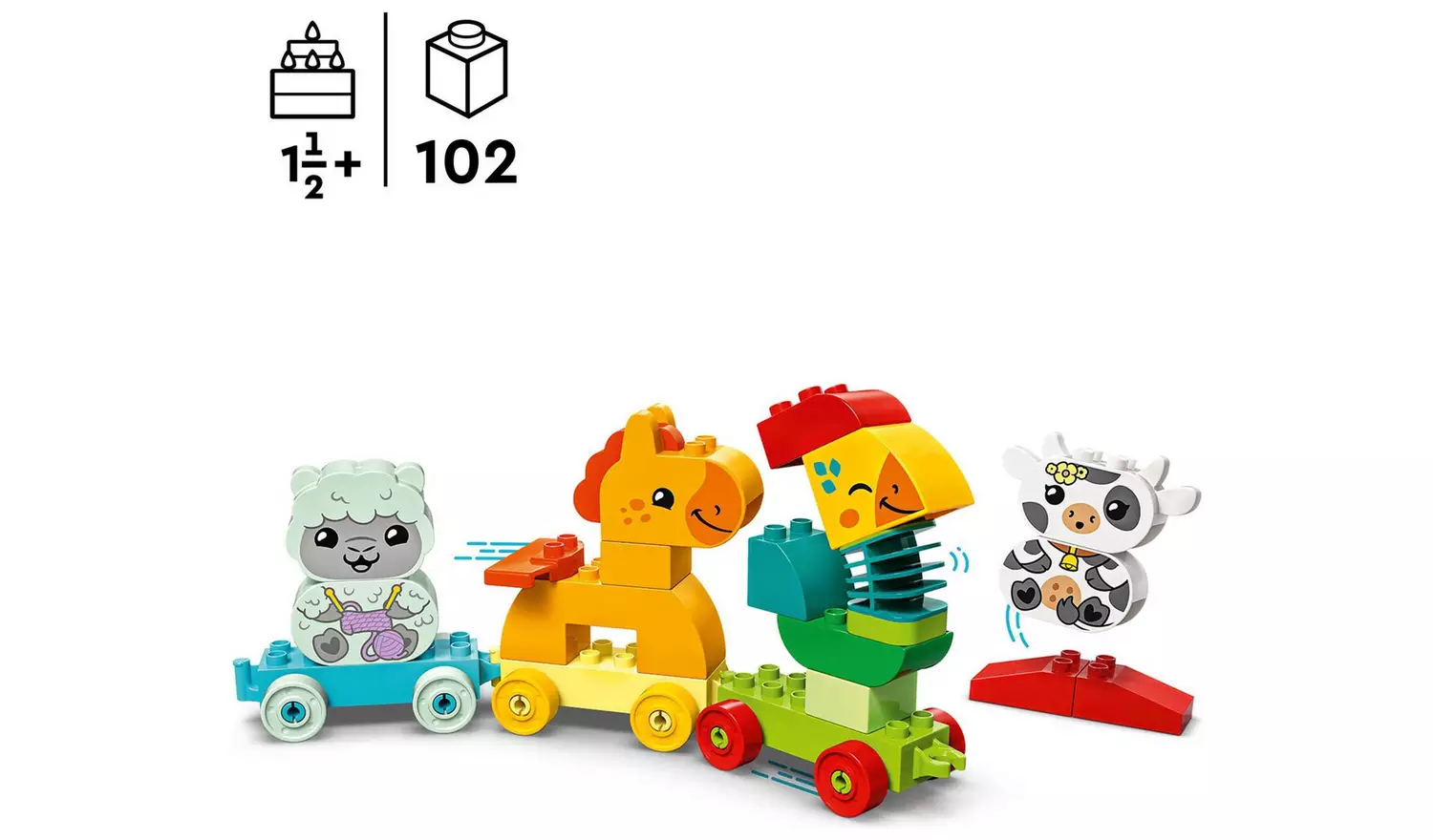 LEGO DUPLO My First Animal Train Toddler Learning Toys 10412