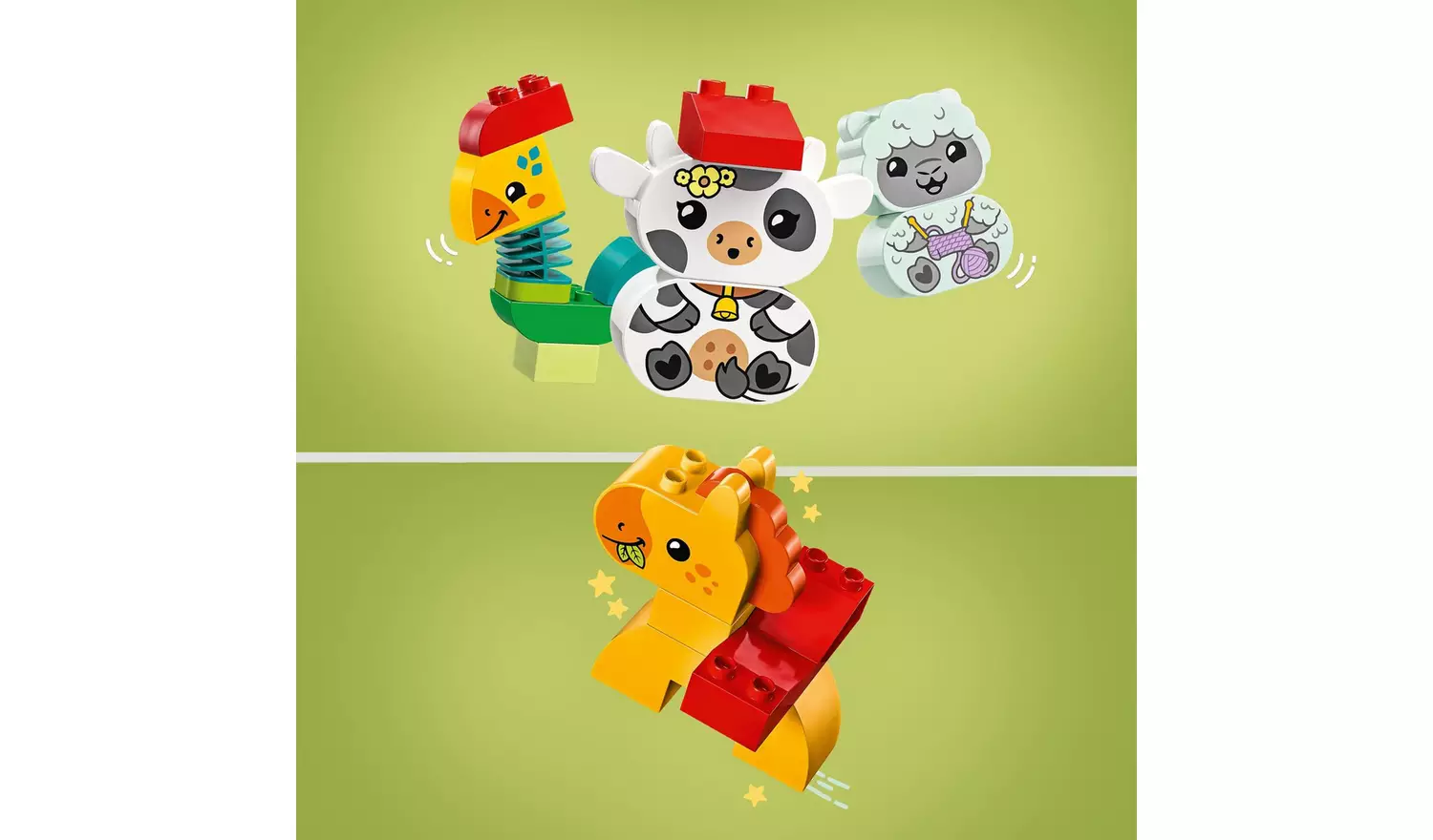 LEGO DUPLO My First Animal Train Toddler Learning Toys 10412