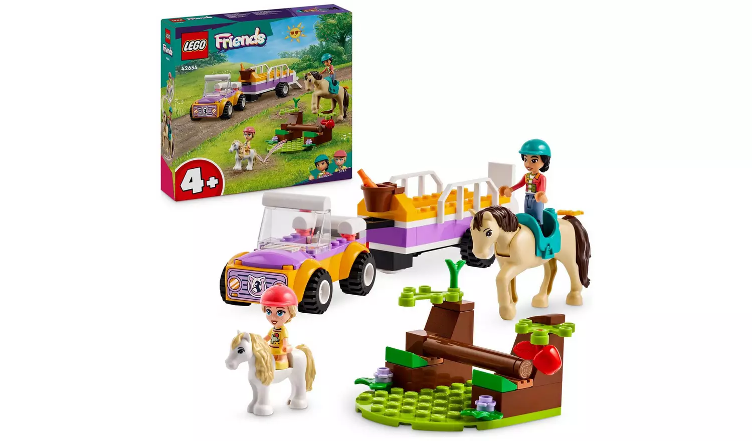 LEGO Friends Horse and Pony Trailer Animal Toys Set 42634