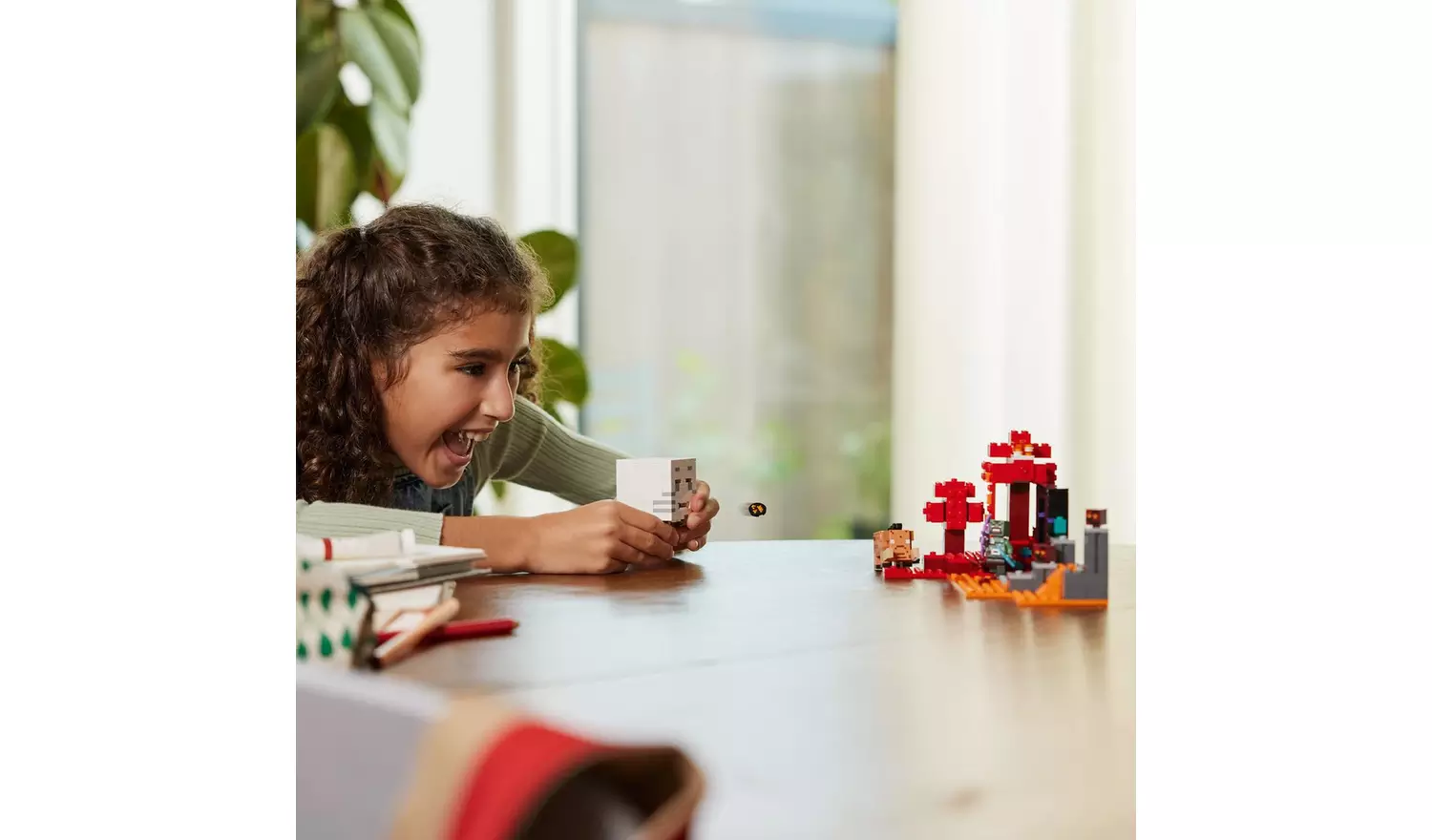 LEGO Minecraft The Nether Portal Ambush Building Toy 21255