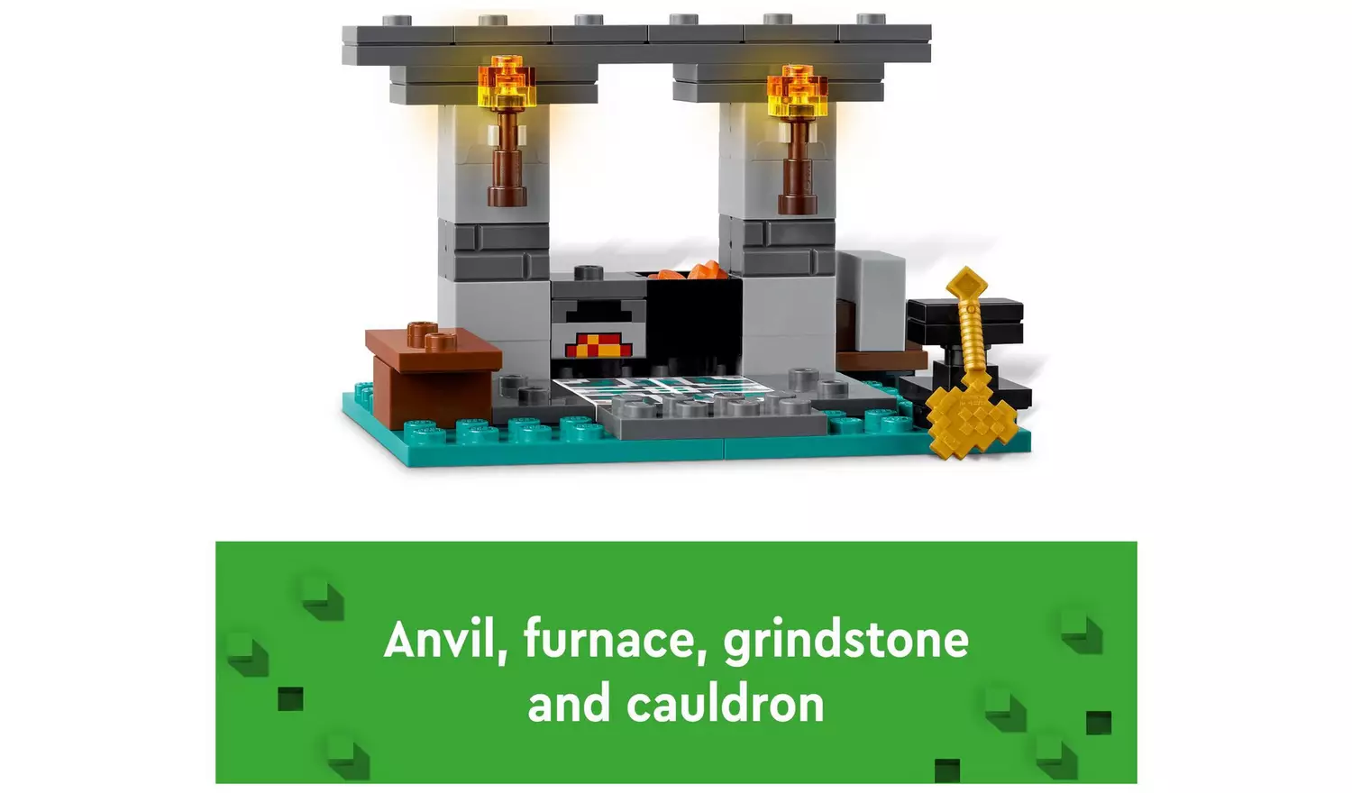 LEGO Minecraft The Armoury Toy with Character Figures 21252