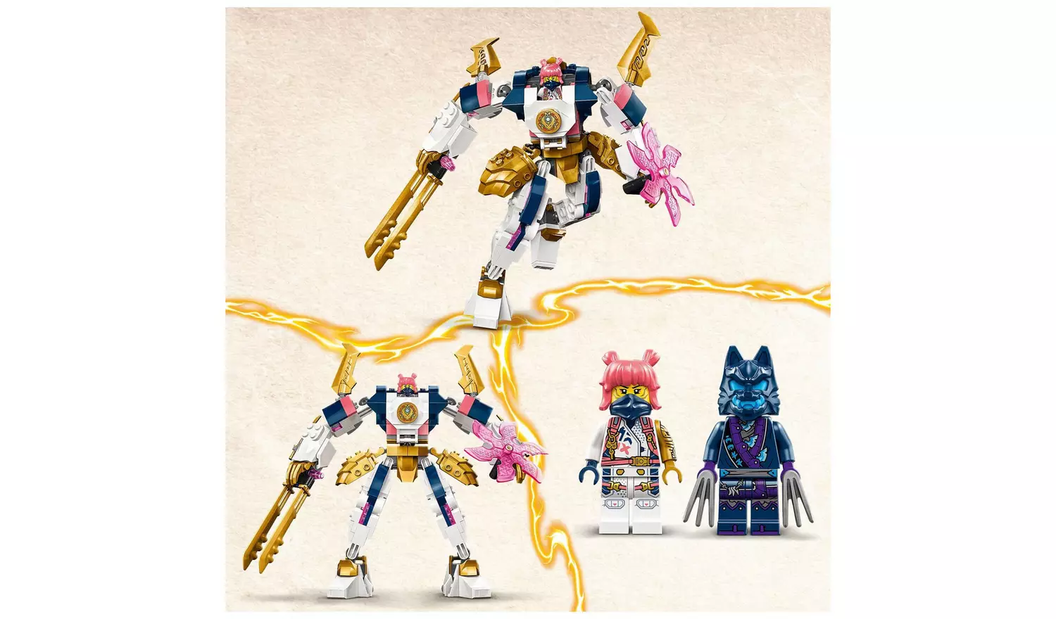 LEGO NINJAGO Sora's Elemental Tech Mech Action Figure 71807