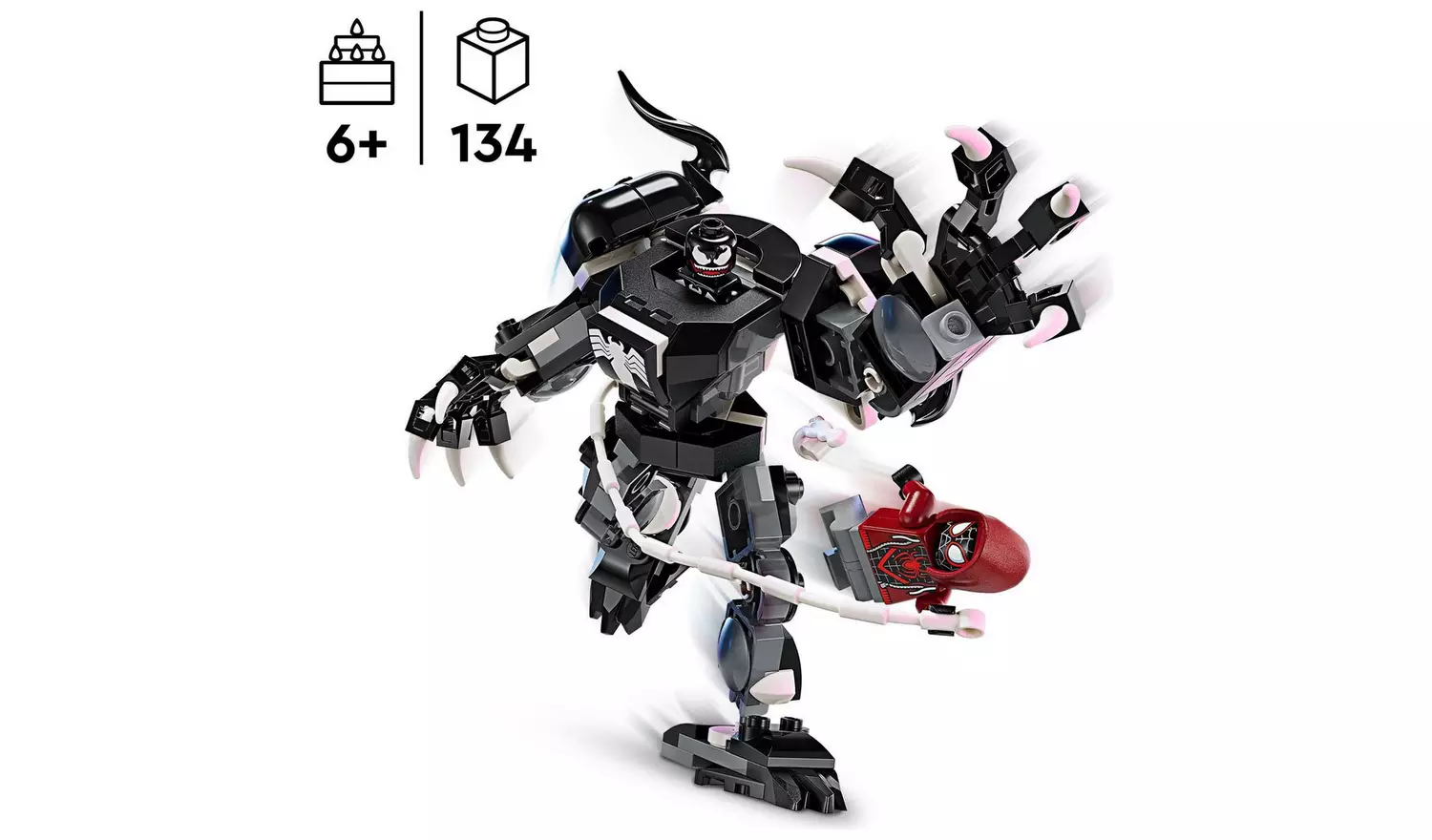 LEGO Marvel Venom Mech Armour vs Miles Morales Set 76276