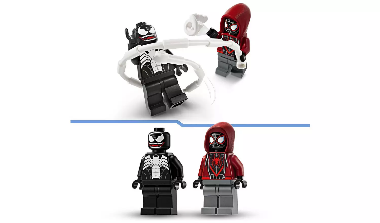 LEGO Marvel Venom Mech Armour vs Miles Morales Set 76276