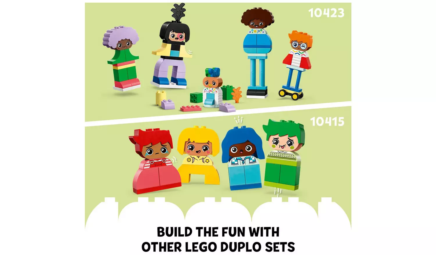 LEGO DUPLO Town Buildable People with Big Emotions Set 10423