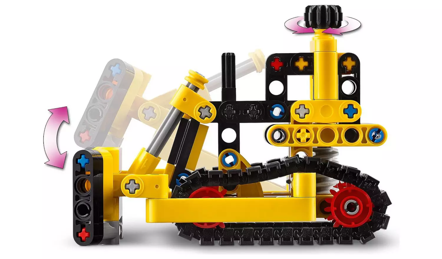 LEGO Technic Heavy-Duty Bulldozer Construction Toy 42163