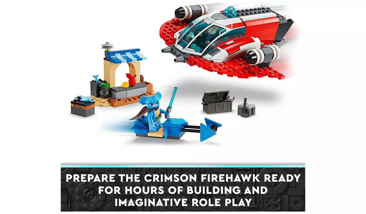 LEGO Star Wars The Crimson Firehawk Building Toy Set 75384