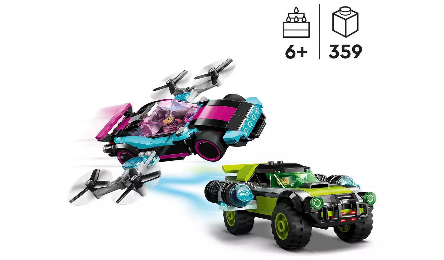 LEGO City Modified Racing Cars 2K DRIVE Toys Set 60396