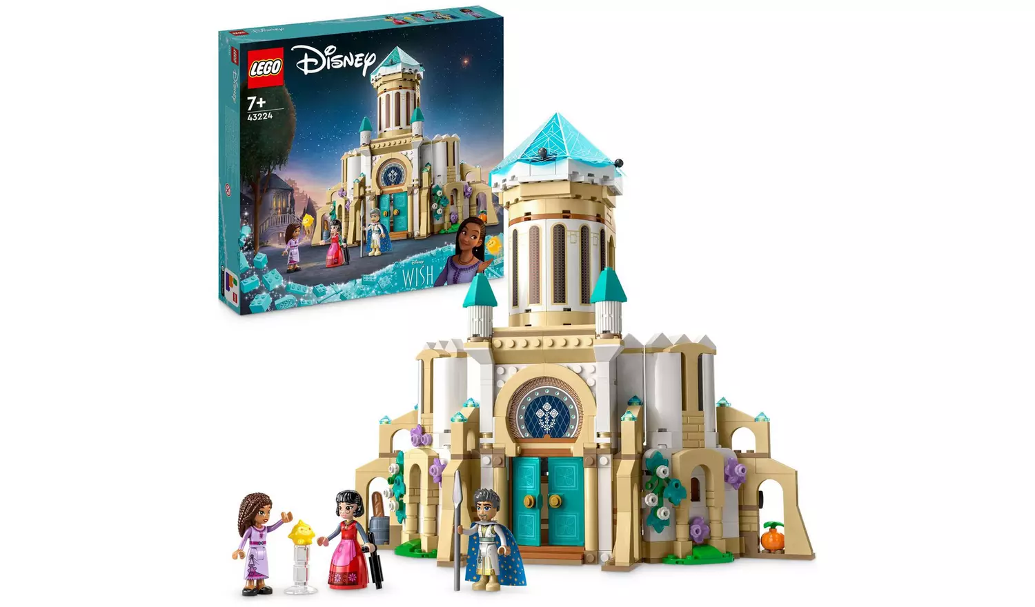 LEGO Disney Wish King Magnifico's Castle Building Toy 43224