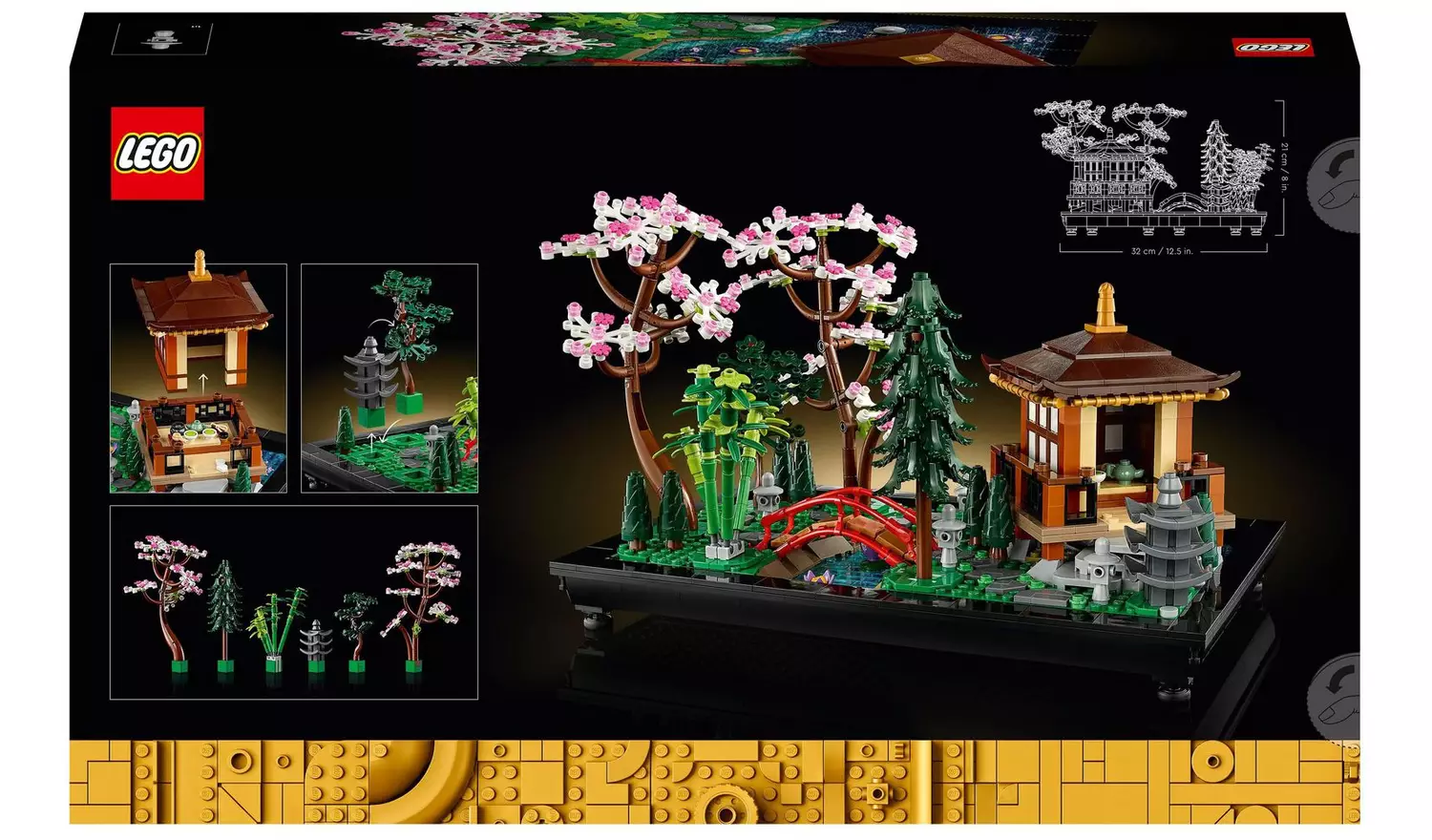 LEGO Icons Tranquil Garden Botanical Set with Flowers 10315