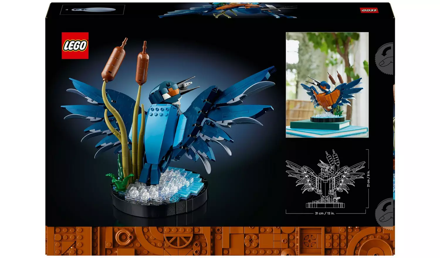 LEGO Icons Kingfisher Bird Building Kit for Adults 10331