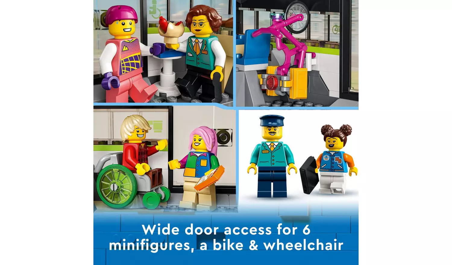 LEGO City Express Passenger Train Toy RC Lights Set 60337