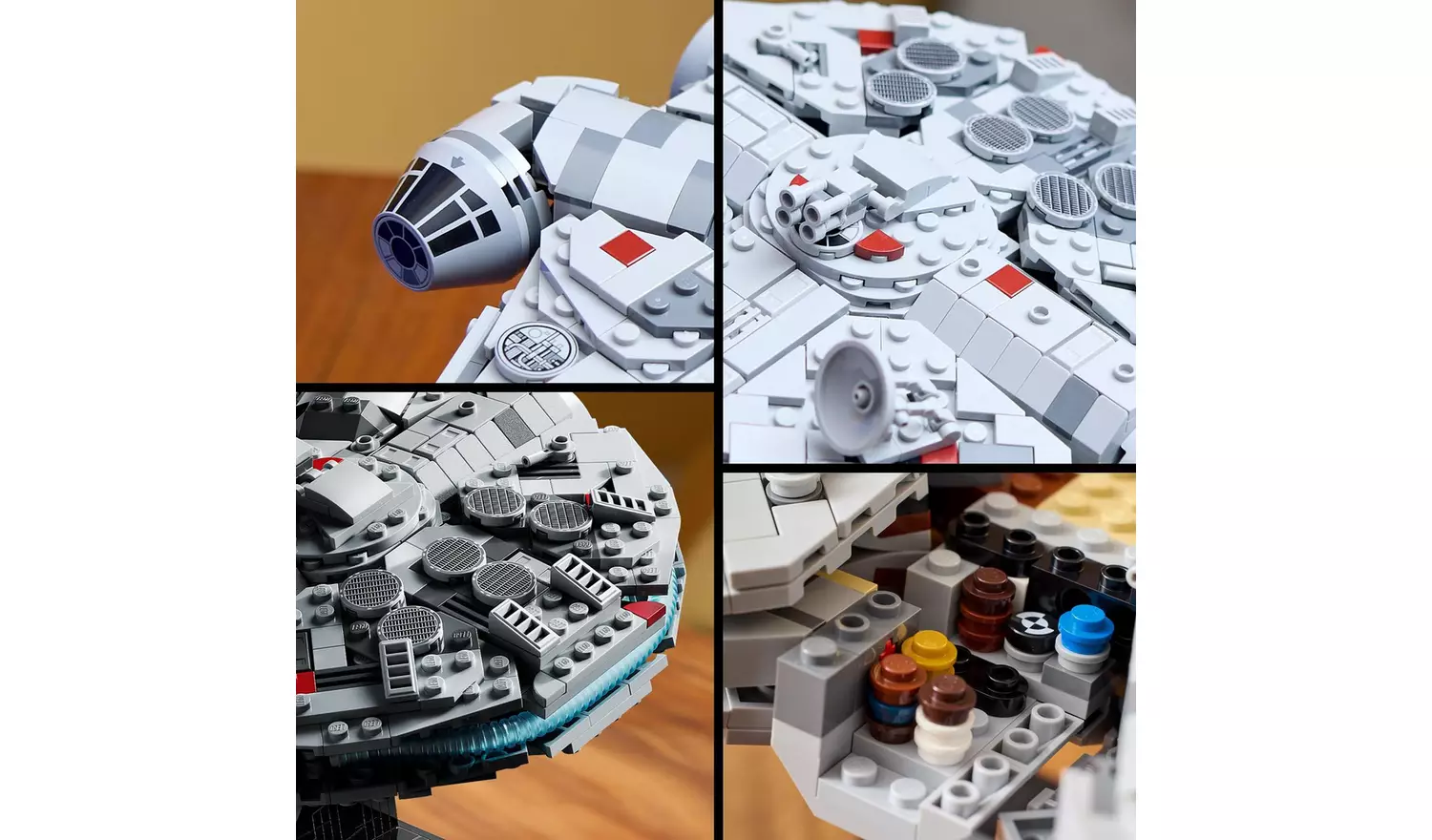 LEGO Star Wars Millennium Falcon Model Set for Adults 75375