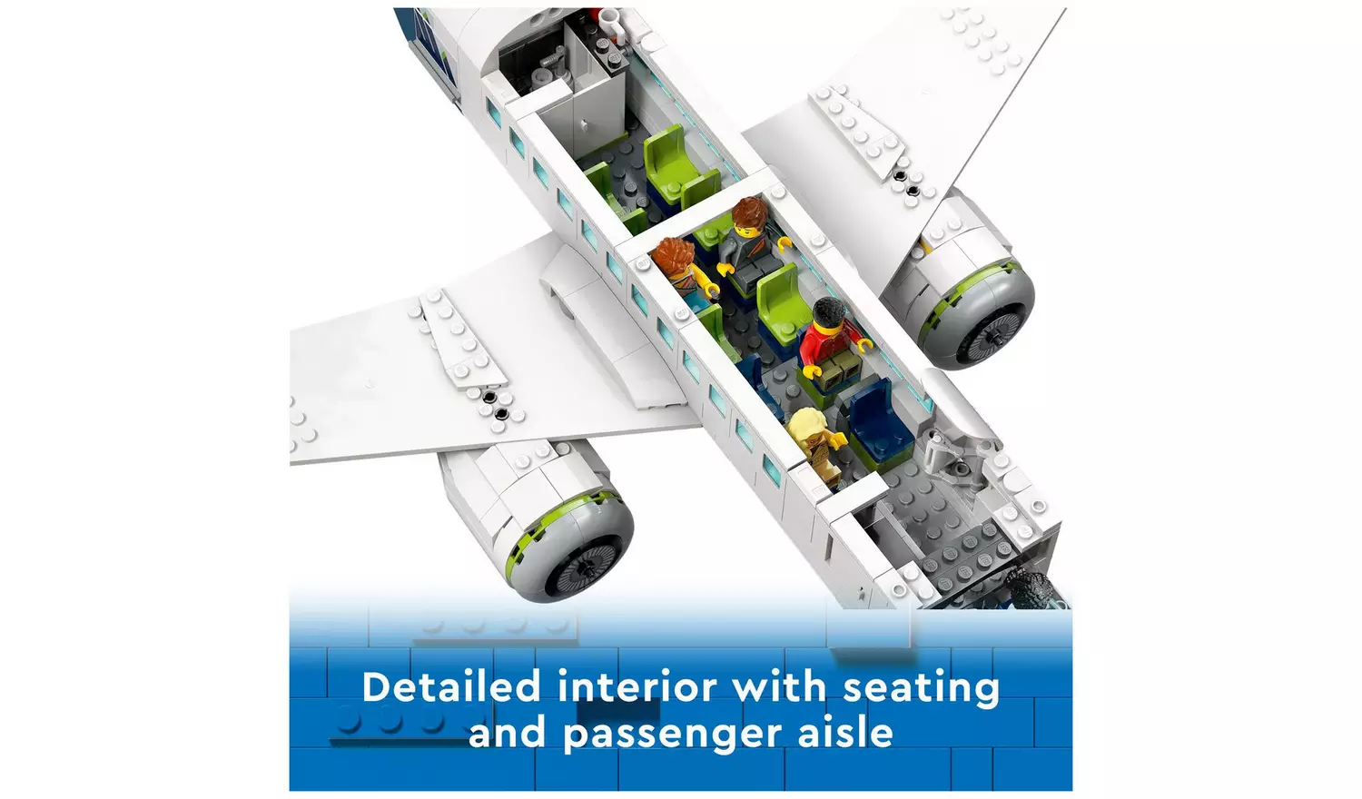 LEGO City Passenger Aeroplane Toy & 4 Airport Vehicles 60367