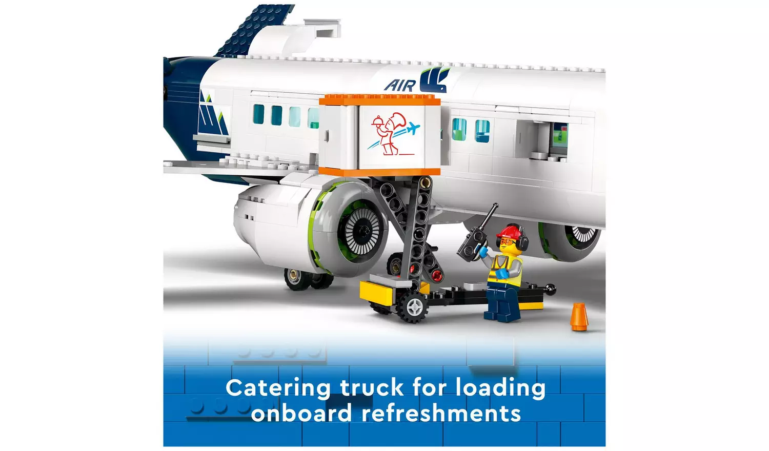 LEGO City Passenger Aeroplane Toy & 4 Airport Vehicles 60367