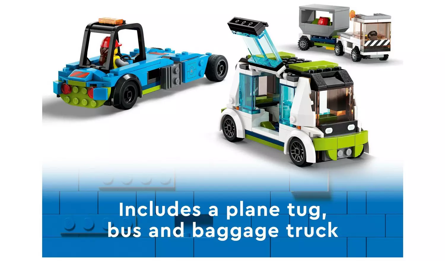 LEGO City Passenger Aeroplane Toy & 4 Airport Vehicles 60367