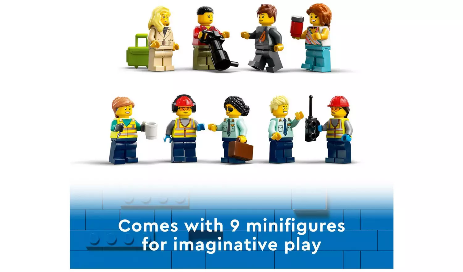 LEGO City Passenger Aeroplane Toy & 4 Airport Vehicles 60367