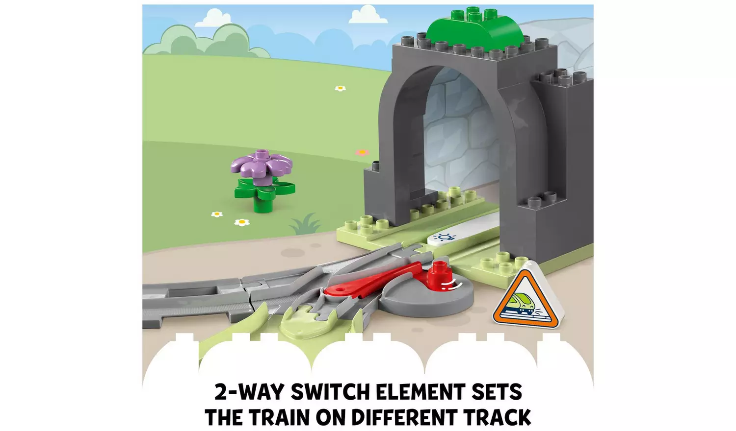 LEGO DUPLO Train Tunnel and Tracks Expansion Set Toy 10425