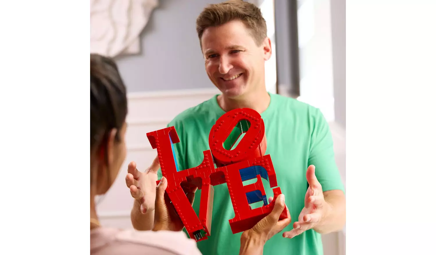 LEGO ART LOVE Home Decor Building Set for Adults 31214