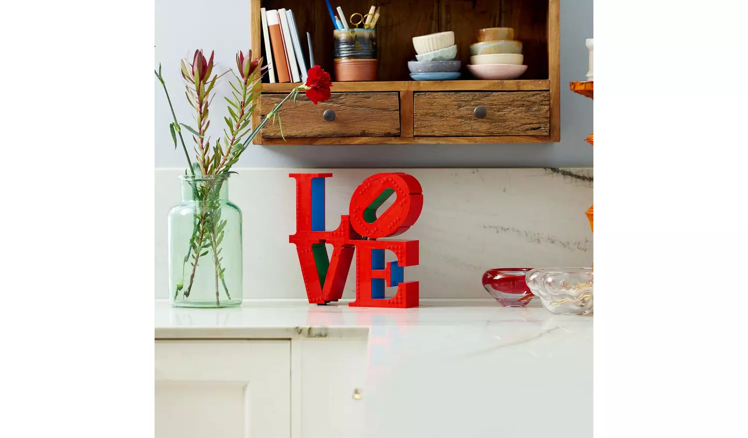 LEGO ART LOVE Home Decor Building Set for Adults 31214