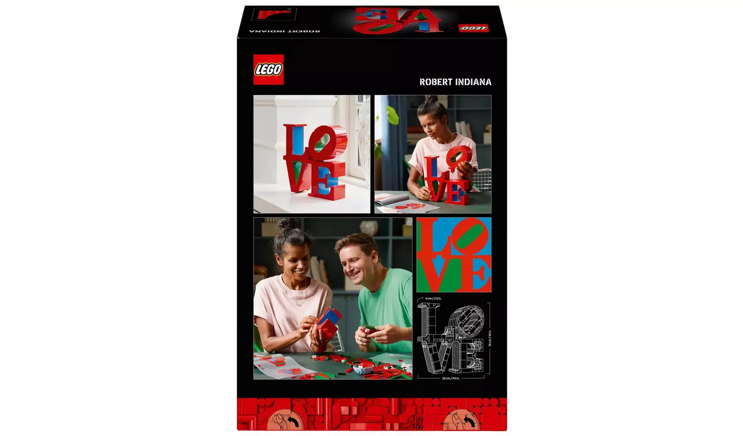 LEGO ART LOVE Home Decor Building Set for Adults 31214