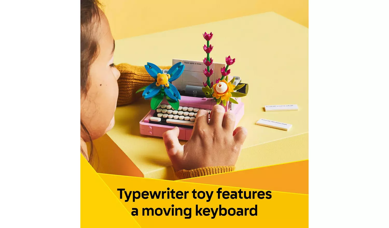 LEGO Creator 3in1 Typewriter with Flowers Toy for Kids 31169
