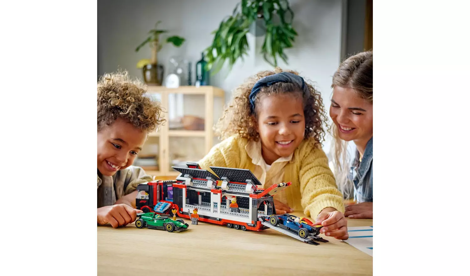 LEGO City F1 Truck with RB20 & AMR24 F1 Cars Playset 60445