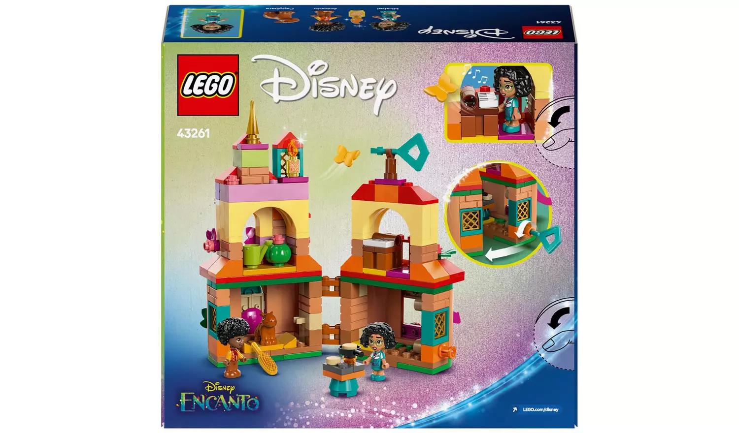 LEGO Disney Encanto Mini House Set with Minidolls 43261