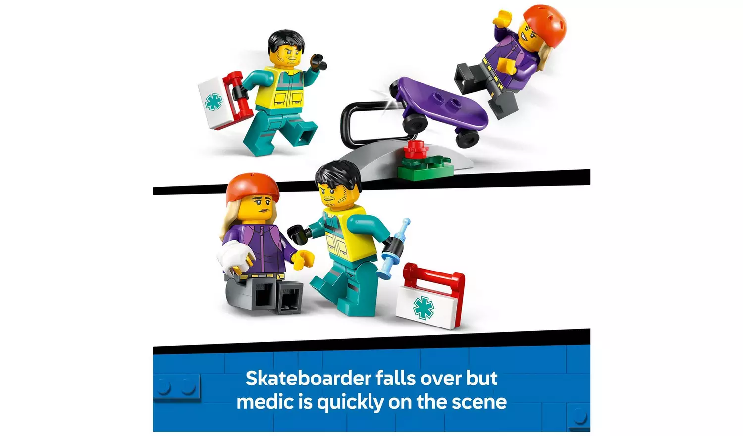 LEGO City Emergency Ambulance Toy Set with Minifigures 60451