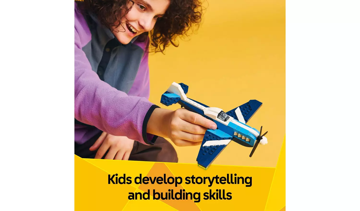 LEGO Creator 3in1 Aircraft: Race Plane Toy for Kids 31160