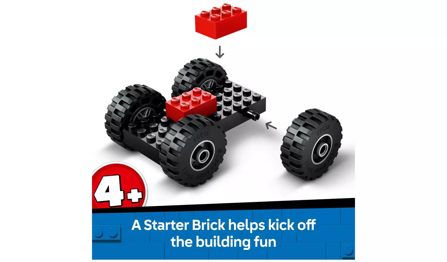 LEGO City Yellow Construction Wheel Loader Vehicle Toy 60450