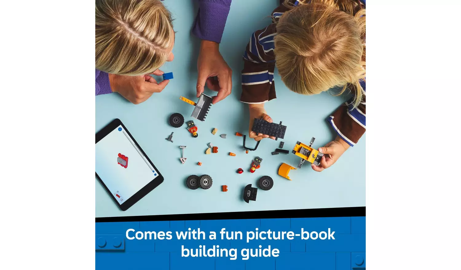 LEGO City Yellow Construction Wheel Loader Vehicle Toy 60450